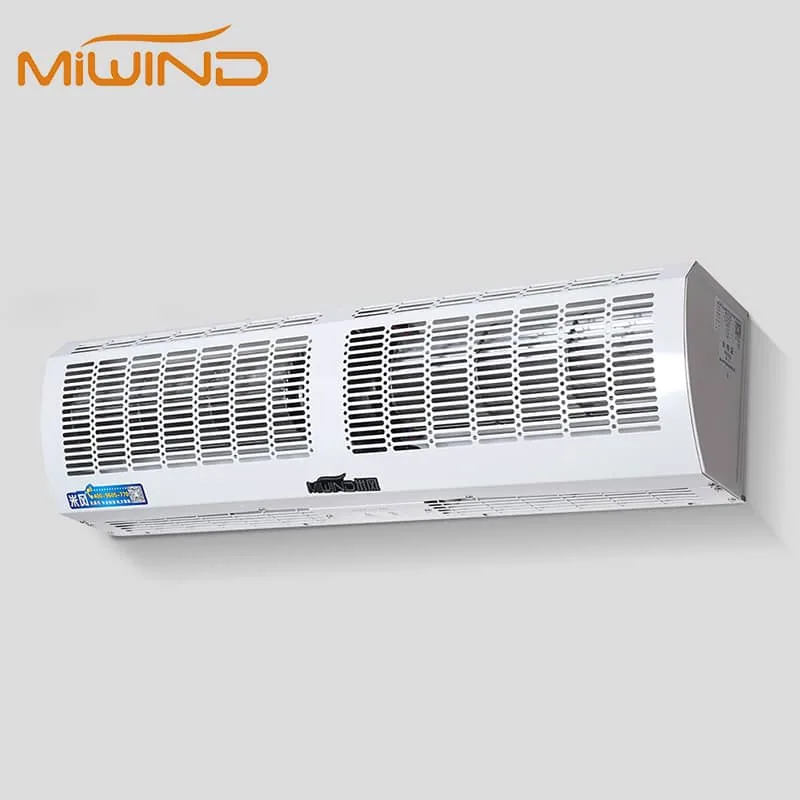 MiWind A3 heated air curtain outlet detail