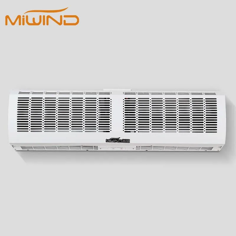 MiWind heated air curtain equipment view