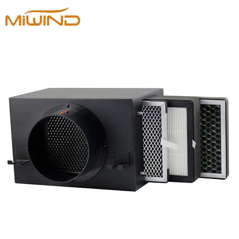 MiWind air filter box open access detail for restaurant replacement-air review