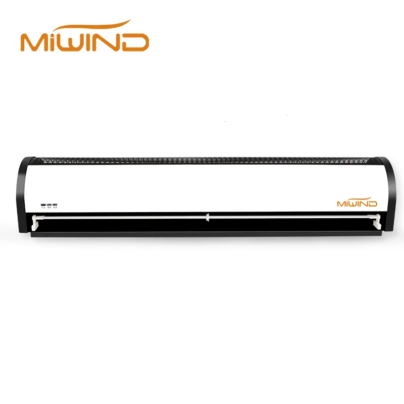 MiWind commercial air curtain mounting detail for entrance energy review